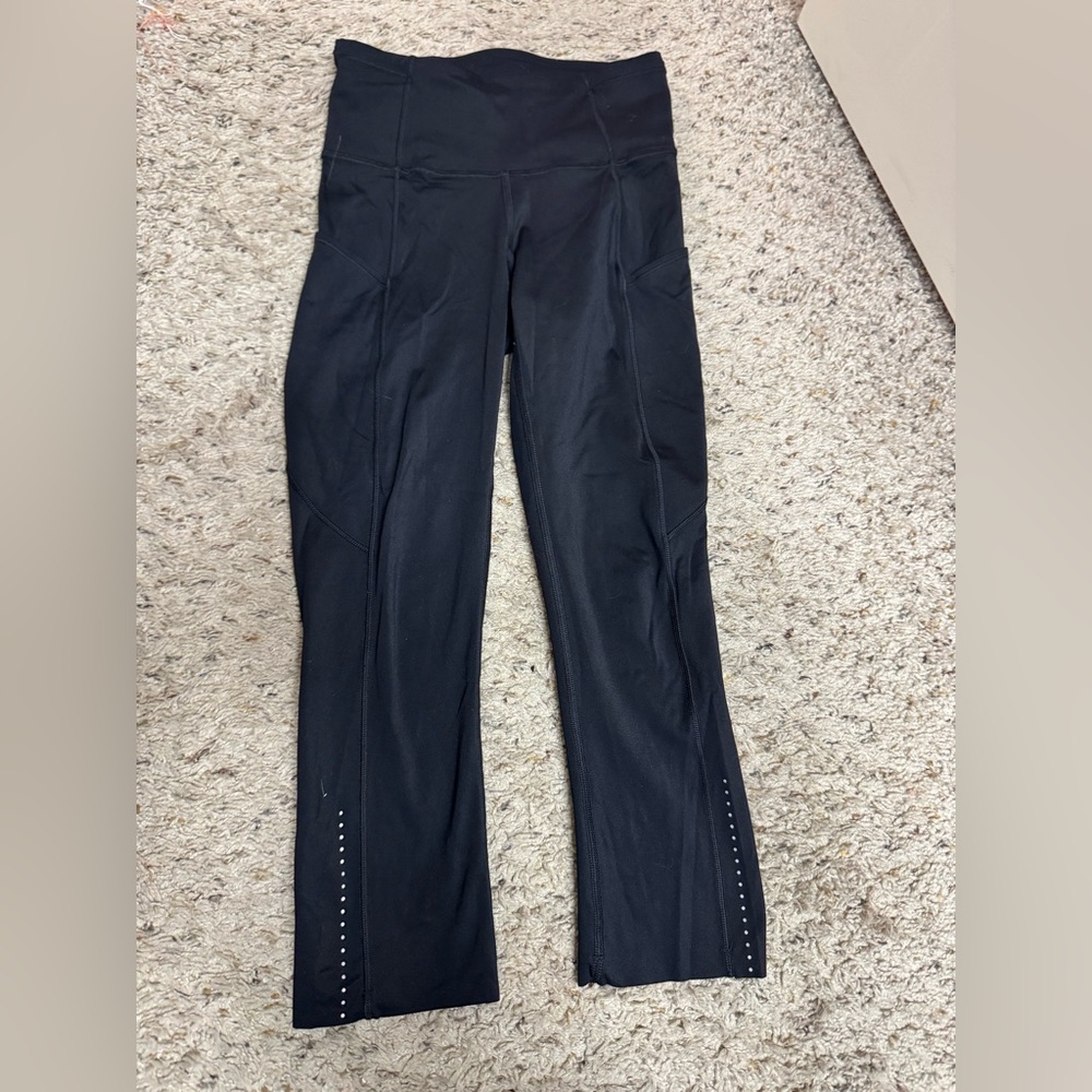Lululemon Athletica Fast and Free Black Leggings